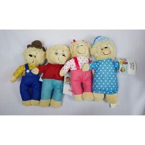 Berenstain Bears Family 9" Plush Dolls Lot Teddy Stuffed Animals with Tags